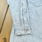 Vintage 1990s Faded Levis Red Tab Denim Button Up Shirt Men's L