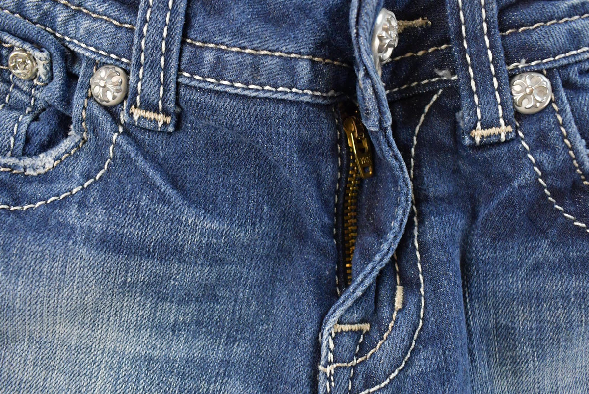 Vintage Y2K Miss Me Bedazzled Low Rise Jeans Women's 27 x 33