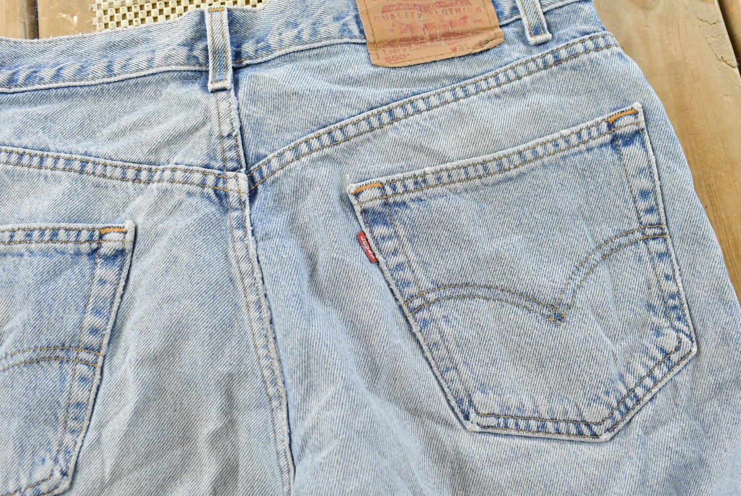 Vintage 2000s Levis Relaxed Fit 550 Denim Blue Jeans Men's 32 x 31.5