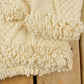 Vintage 1980s Handknit Ecuador Wool Full Zip Hoodie Sweater Men's Large