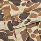 Vintage 1990s Duck Bay Camo Embroidered Button Up Hunting Shirt Men's M