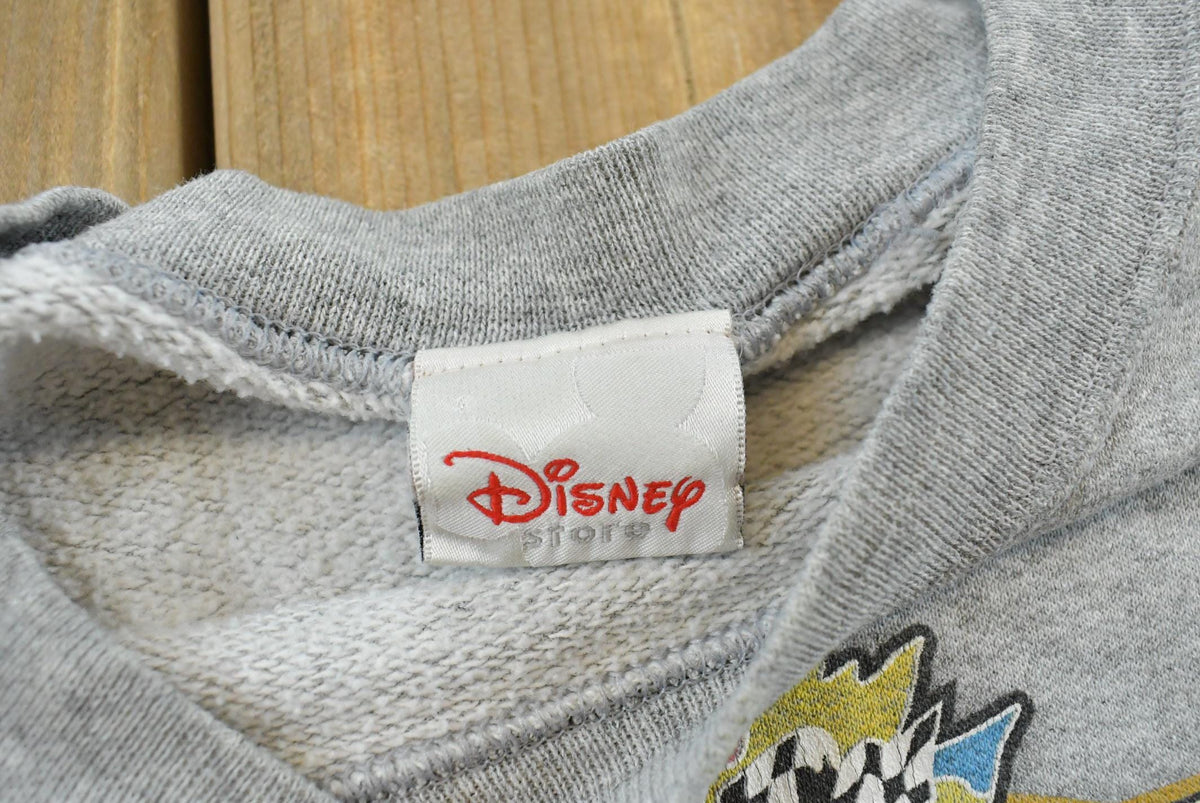 Vintage 2004 Nascar Walt Disney Mickey Mouse Daytona 500 Crewneck Sweatshirt Men's L