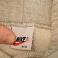 Vintage 1990s Nike Embroidered Mini Swoosh Hoodie Sweatshirt Men's L