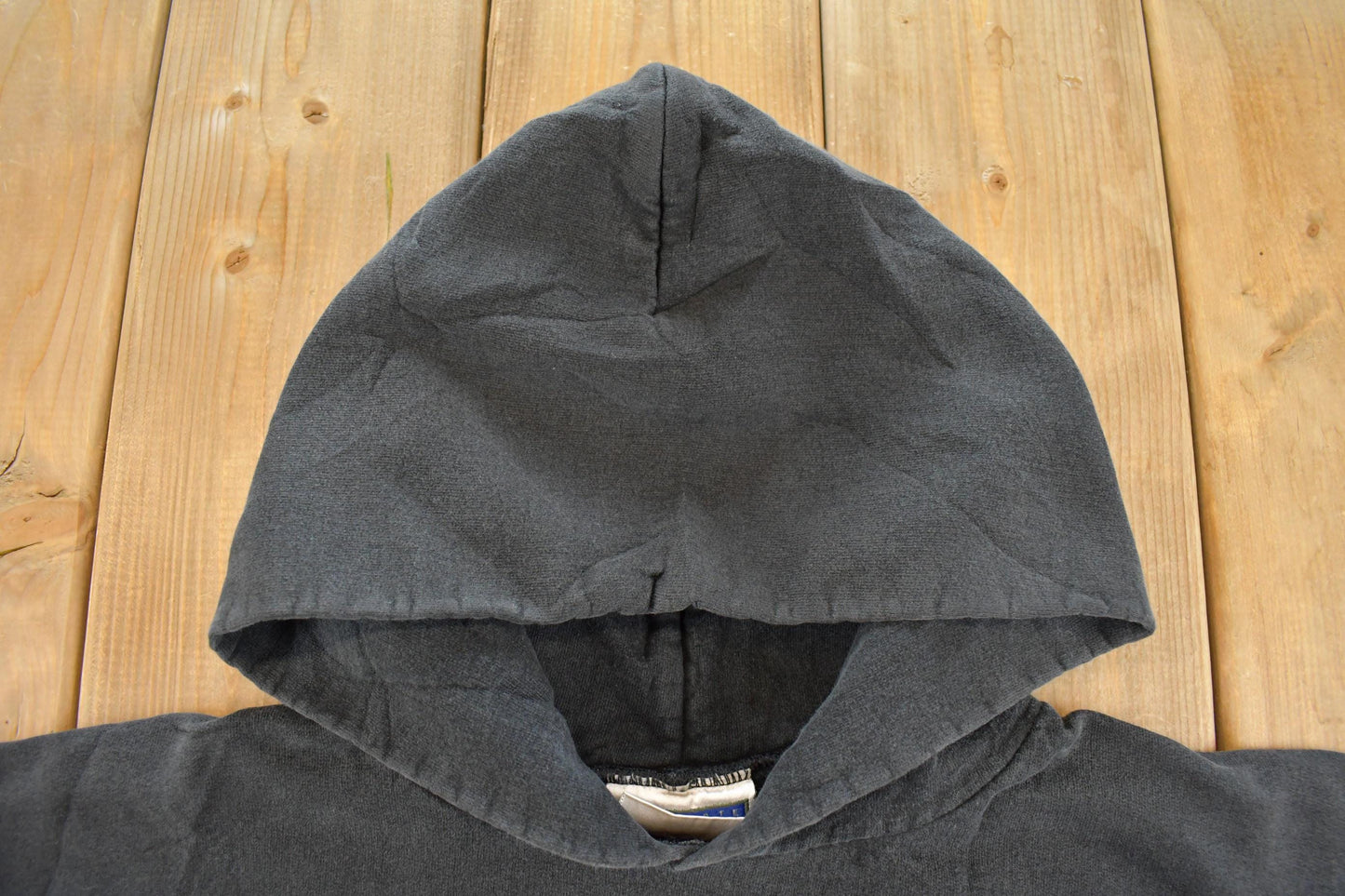 Vintage 2000s Hanes Ultimate Cotton Blank Black Hoodie Sweatshirt Men's L