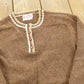 True Vintage 1960s Lady Clansmen Scottish Shetland Wool Knit Henley Collar Sweater Women's XXS