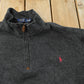 Vintage 2000s Polo Ralph Lauren Quarter Zip Sweatshirt Men's XXL