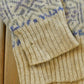 Vintage 1990s Colours Alexander Julian Knit Shetland Wool Argyle Crewneck Sweater Men's S / 90s Knitted Sweatshirt / Made in Hong Kong