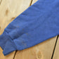 Vintage 1990s Sturdy Sweats Full Zip Up Blank Blue Hoodie Sweatshirt Men's L