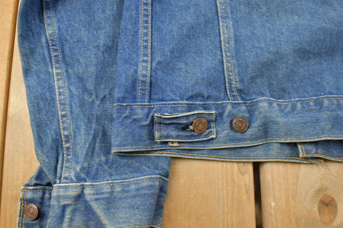 Vintage 1990s Levi's Denim Jean Trucker Jacket Men's S