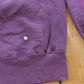 Vintage 1990s Russell Athletics Pro Cotton Purple Blank Reverse Weave Style Crewneck Sweatshirt Men's M