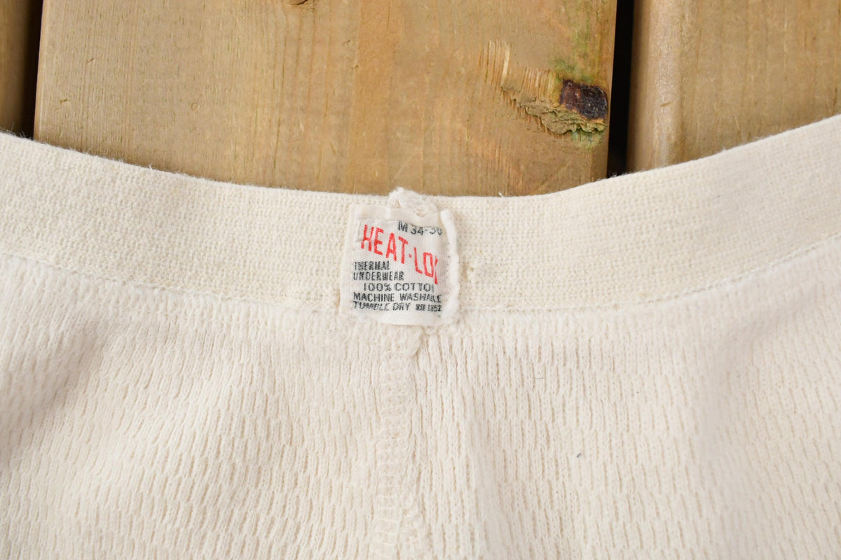 Vintage 1960s Heat Lok Thermal Underwear Pants Men's M