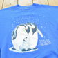Vintage 1990s Peace On Earth Penguins Arctic Sweatshirt Men's M / 90s Streetwear / Made in USA / Nature Animal Outdoors