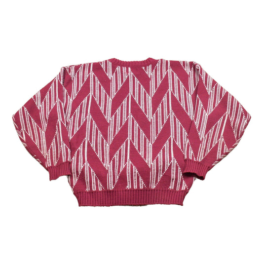 Vintage Knitted Aspetuck Trading Co Sweater Men's Large