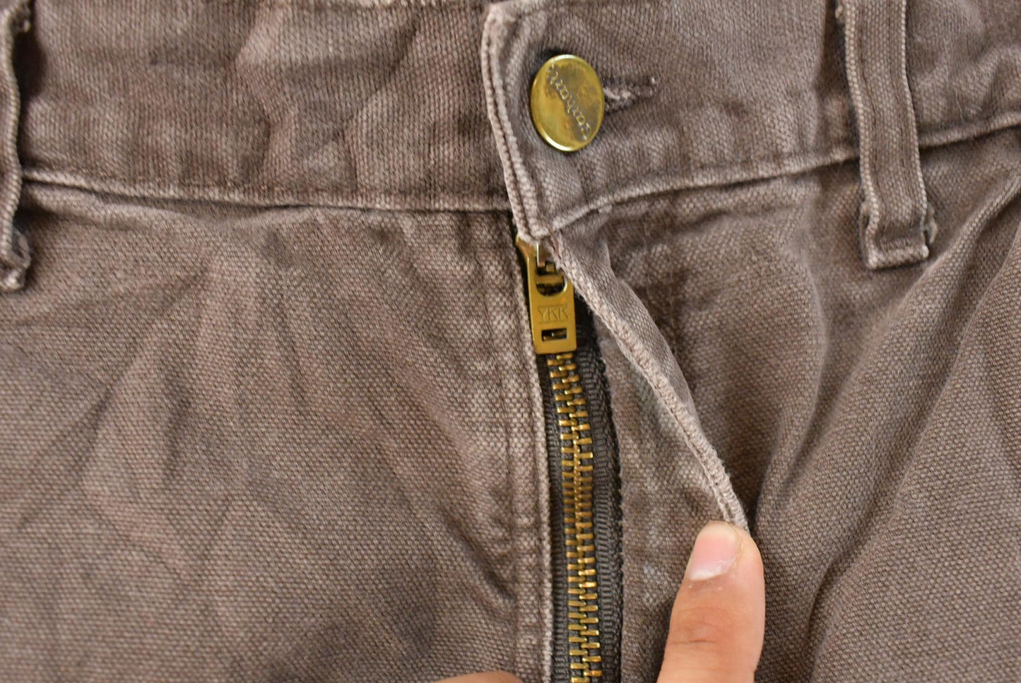 Vintage 2000s Thrashed Carhartt Double Knee Work Pants Men's 33 x 30