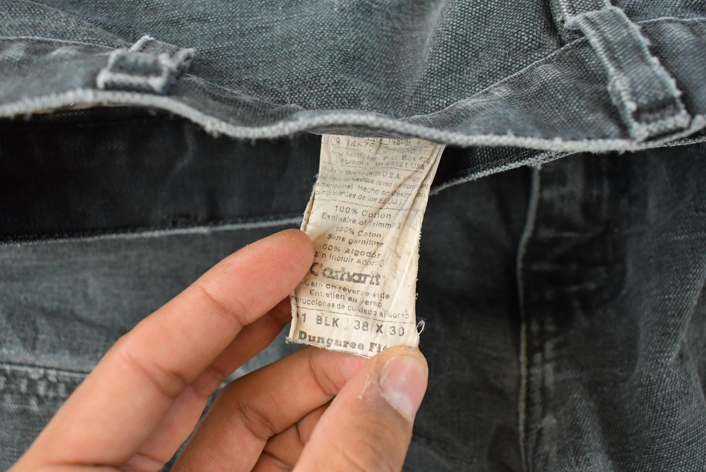 Vintage 2000s Thrashed Carhartt Double Knee Work Pants Men's 36 x 29