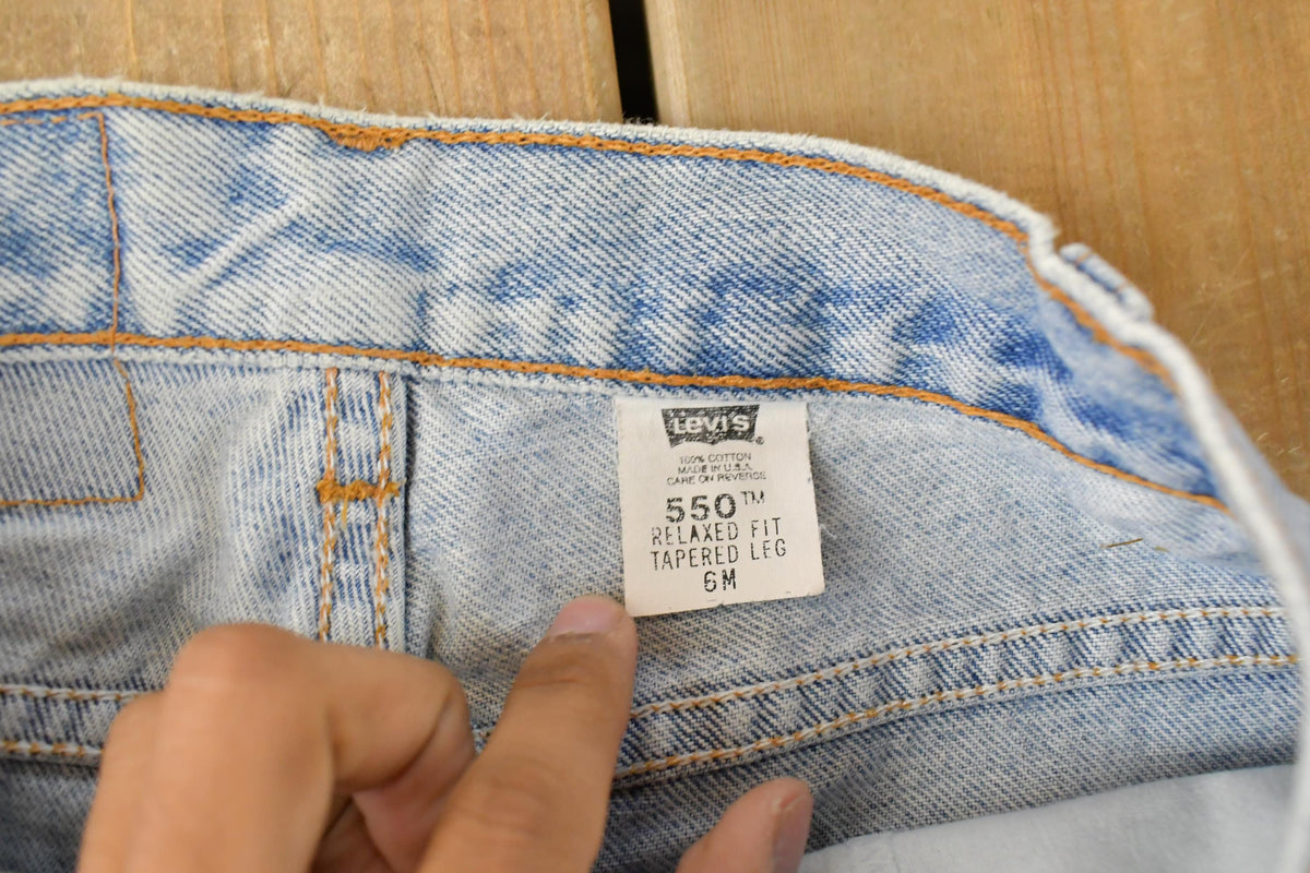 Vintage 1990s Levi's 550 Relaxed Tapered Denim Jeans Women's 27 x 27