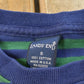 Vintage 1990s Lands' End Striped Pocket T-Shirt Youth M