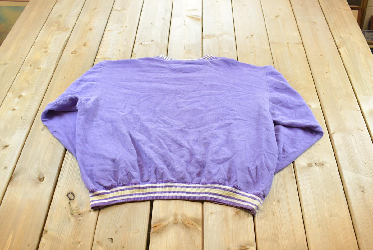 Vintage 1990s Logo Athletic Minnesota Vikings Embroidered Crewneck Sweatshirt Men's L / 90s NFL Football / Sportswear / Streetwear