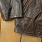 Vintage 1990s Passport Leather Motorcycle Biker Jacket Men's L
