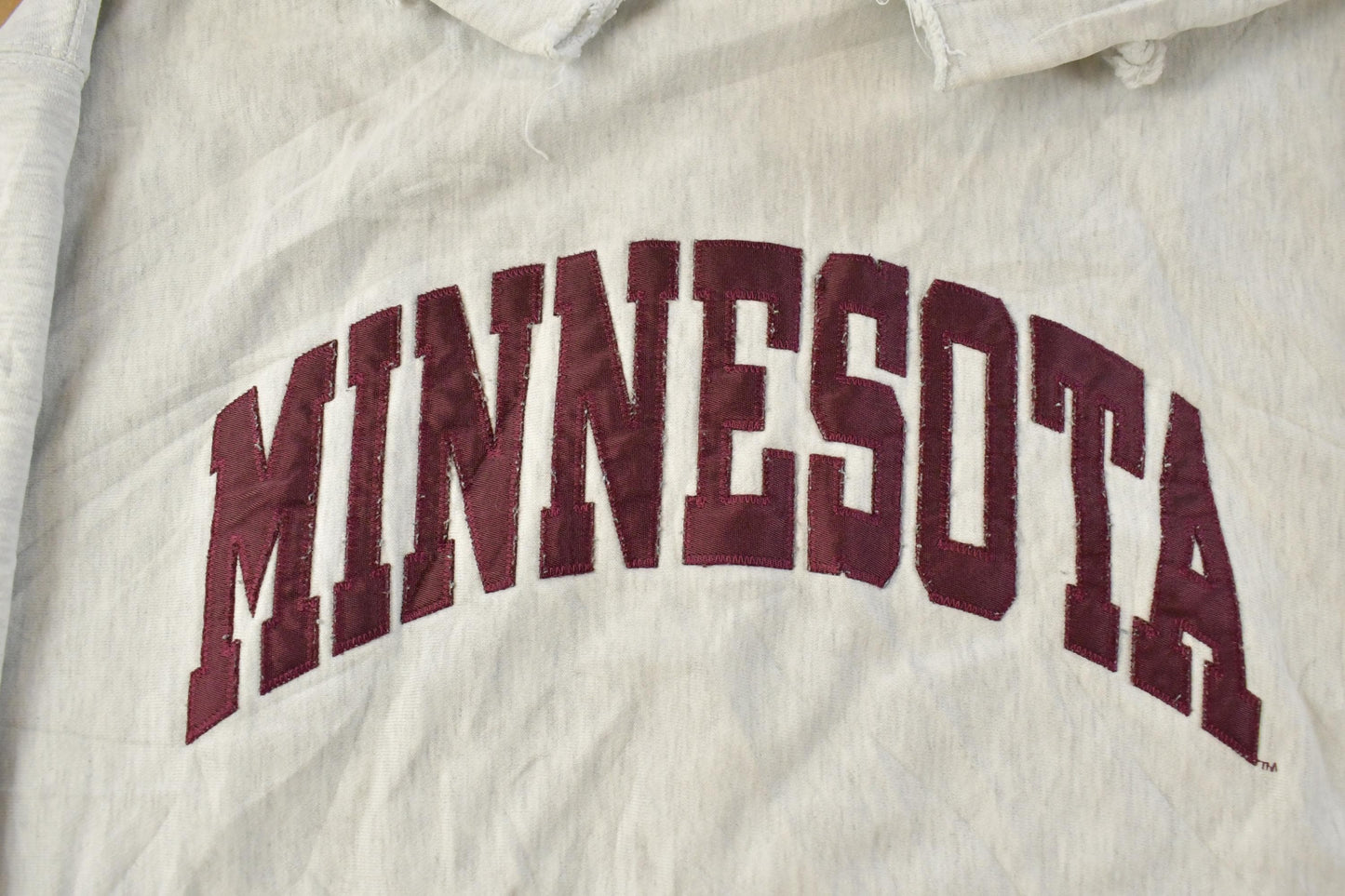 Vintage 1990s Distressed Minnesota Golden Gophers Hoodie Sweatshirt Men's XL
