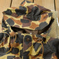 Vintage 1990s Columbia Duck Hooded Camo PVC Rain Jacket Men's XL