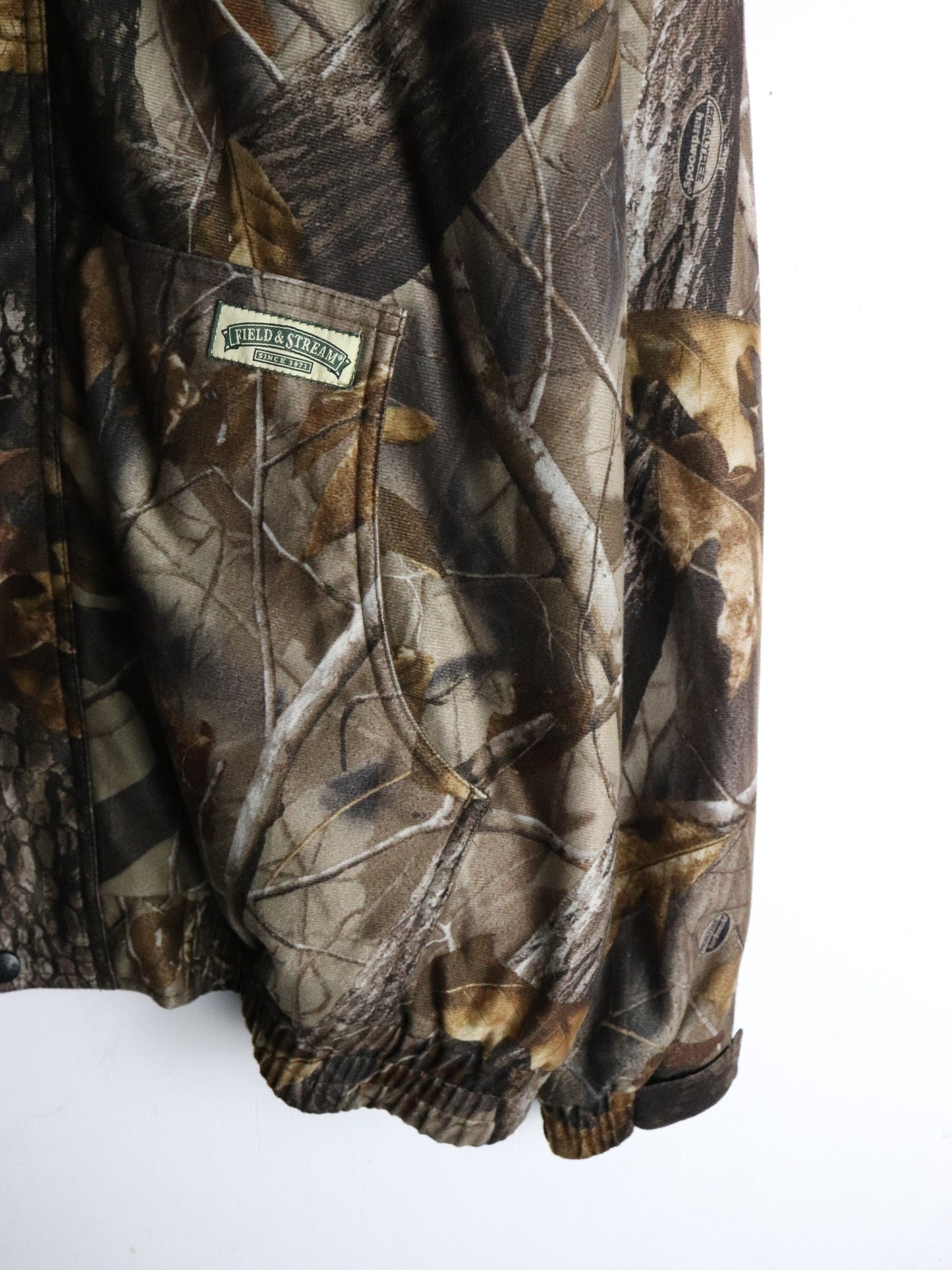 Field & Stream Jacket Mens XL Brown Tree Camo