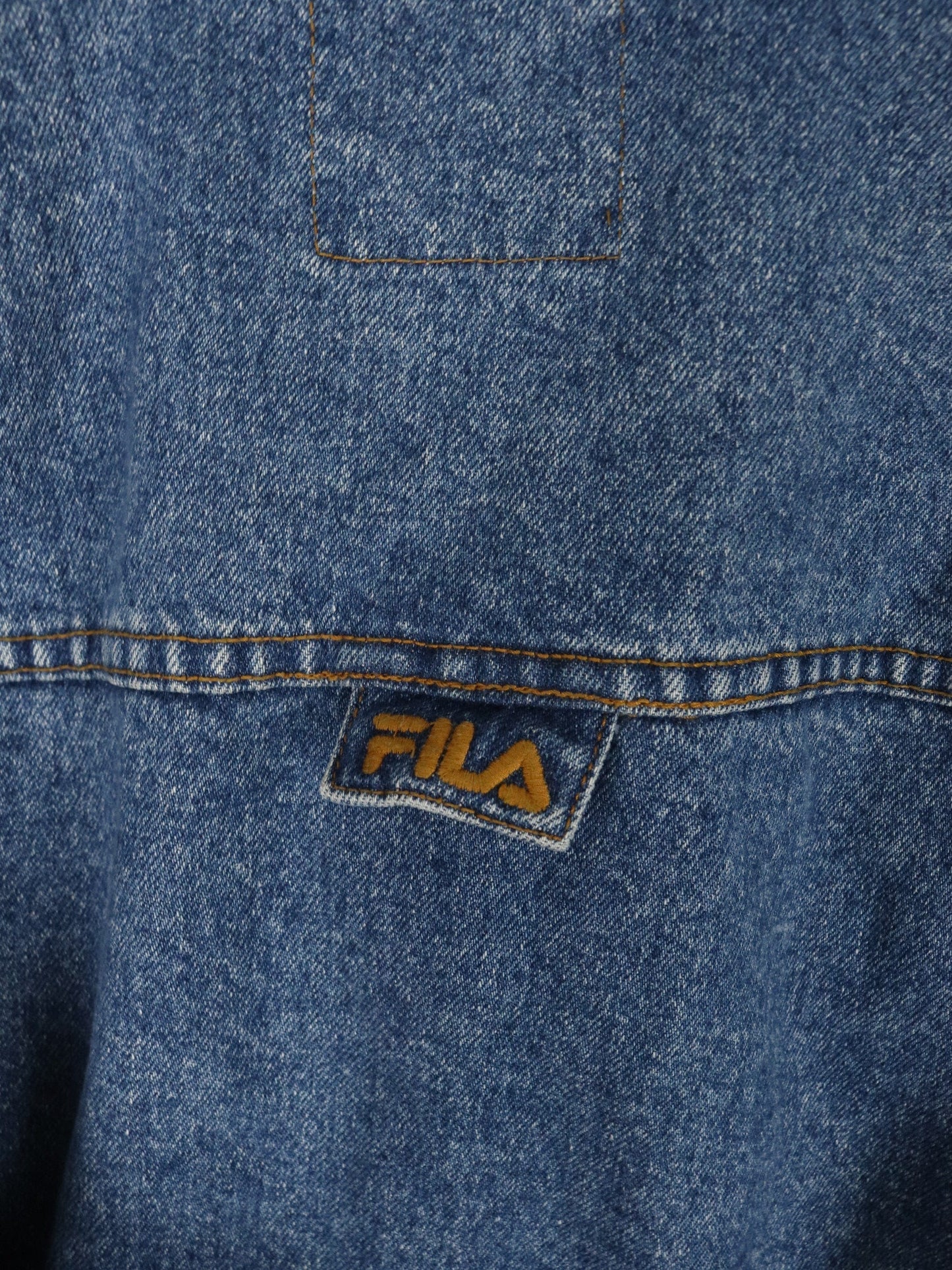 Fila Jackets & Coats Vintage Fila Jacket Mens large Blue Denim Trucker