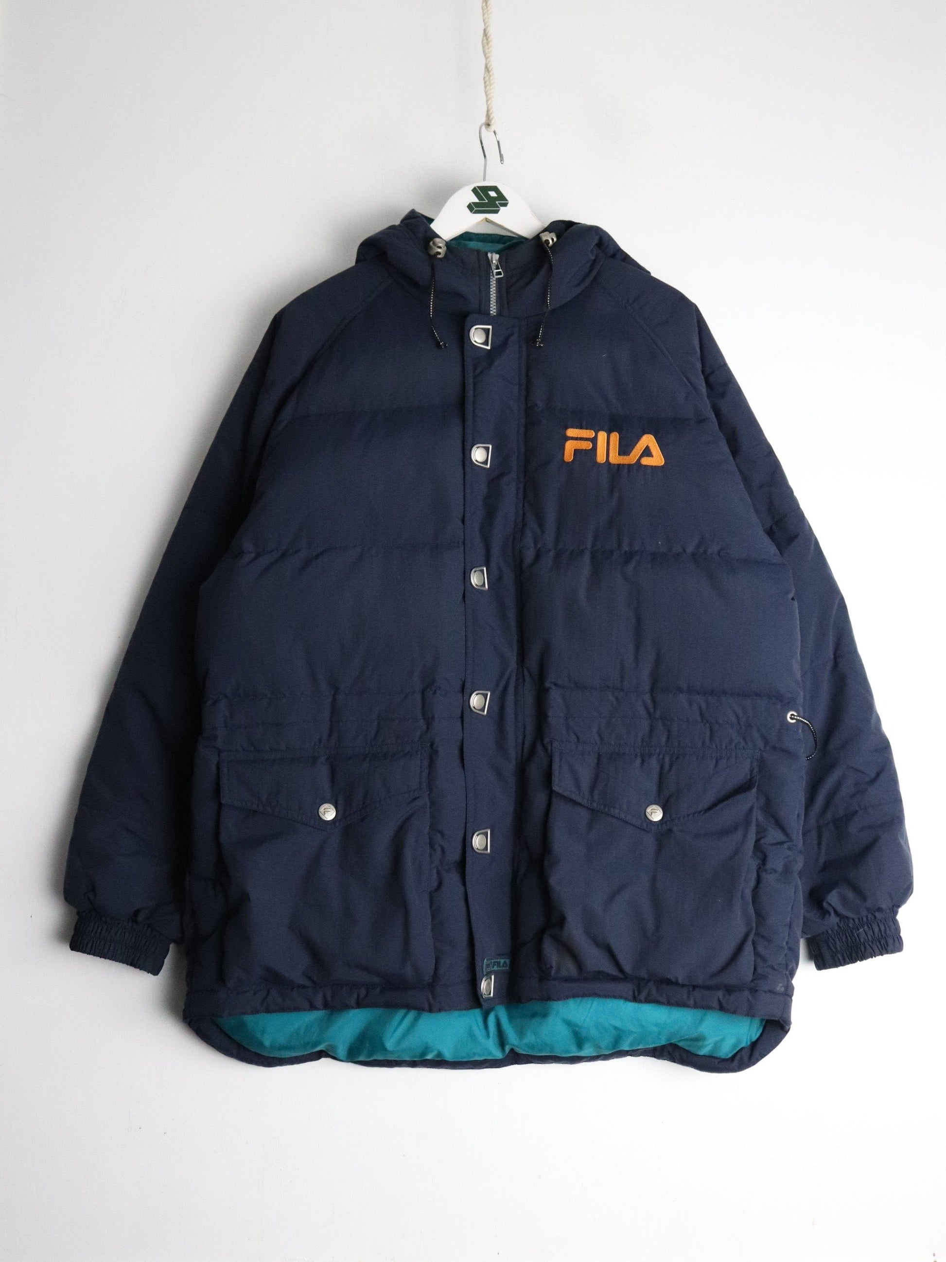 Fila Jackets & Coats Vintage Fila Jacket Mens Large Blue Down