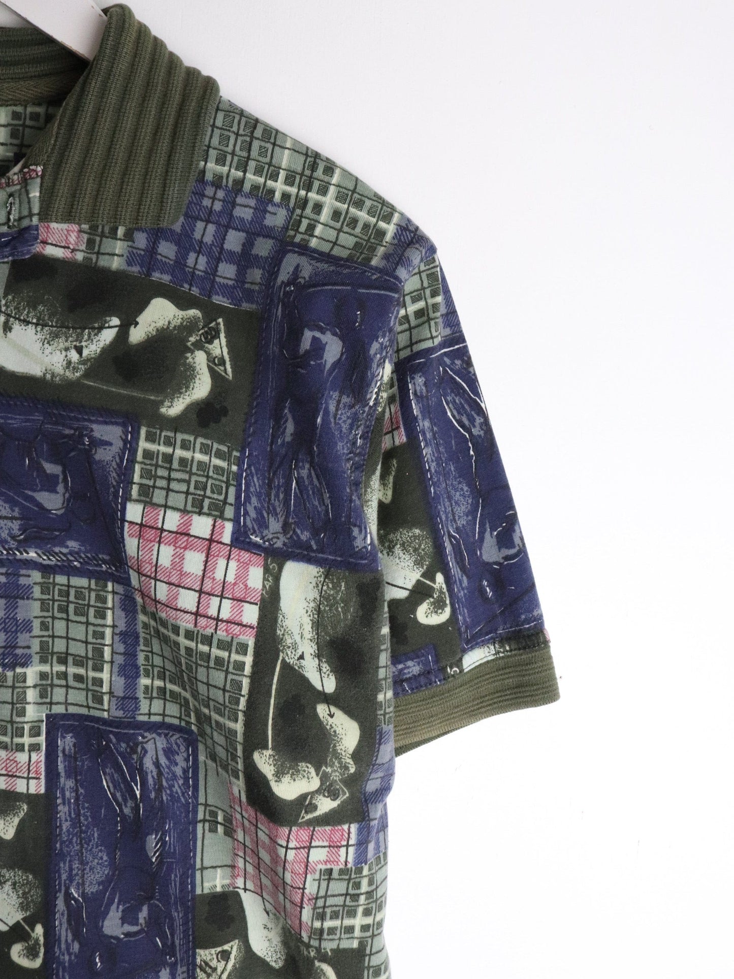 Fox Golf Polo Shirt Mens Medium Green from propervintagecanada