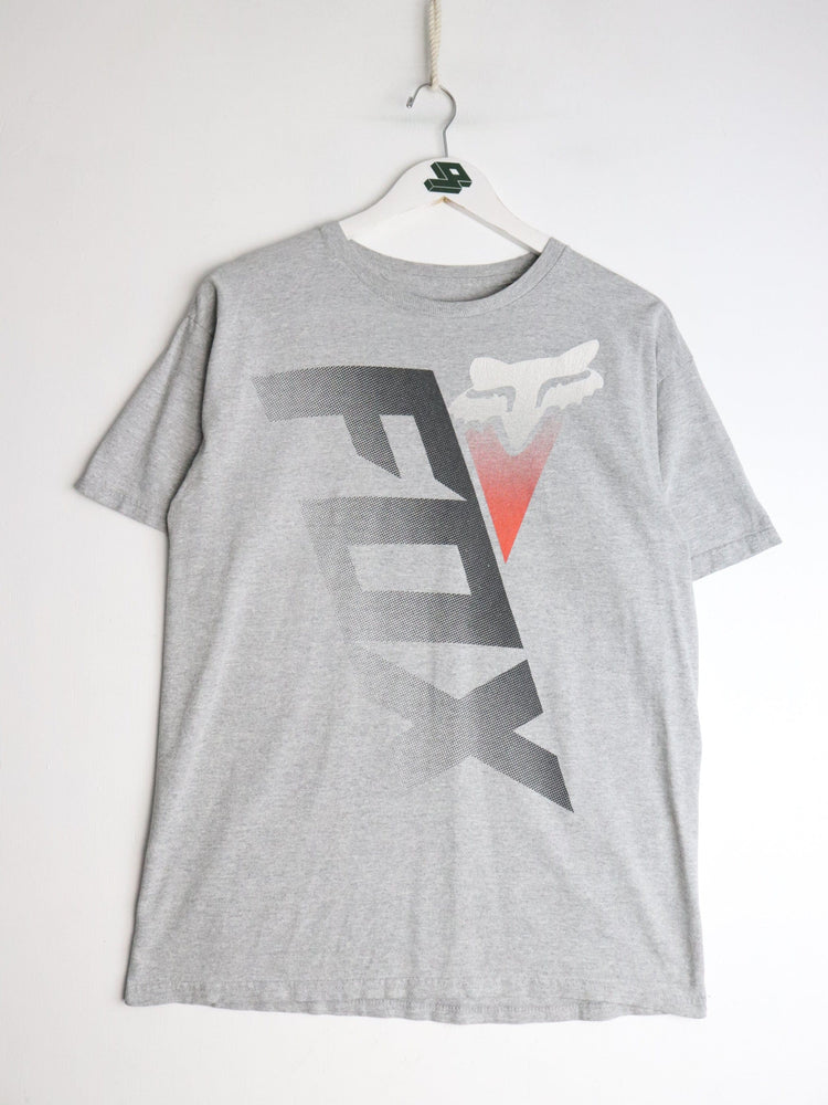 Fox Racing T Shirt Mens Medium Grey from propervintagecanada