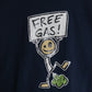 Free Gas T Shirt Mens Large Blue Funny from propervintagecanada