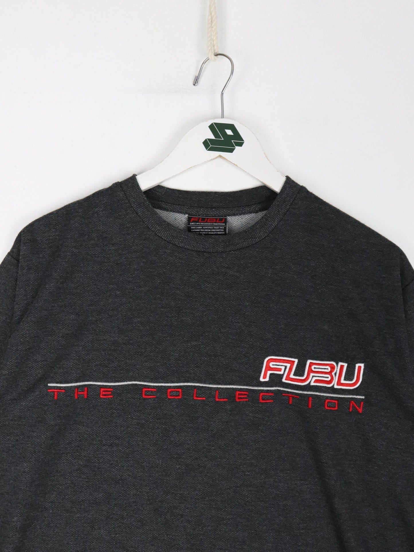 Fubu T-Shirts & Tank Tops Vintage Fubu T Shirt Mens Medium Grey Y2K