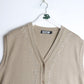 G & P Sweater Womens L/XL Brown Knit Cardigan from propervintagecanada
