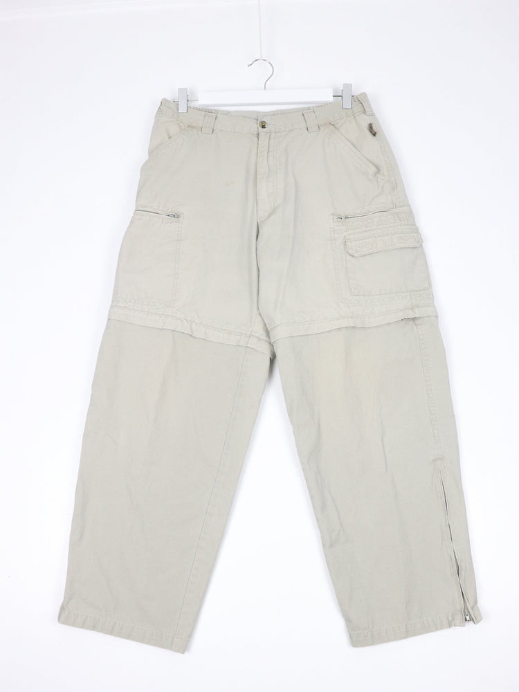 Gander Mountain Guide Series Pants Fits Mens 34 x 29 Brown Hiking Convertible from propervintagecanada