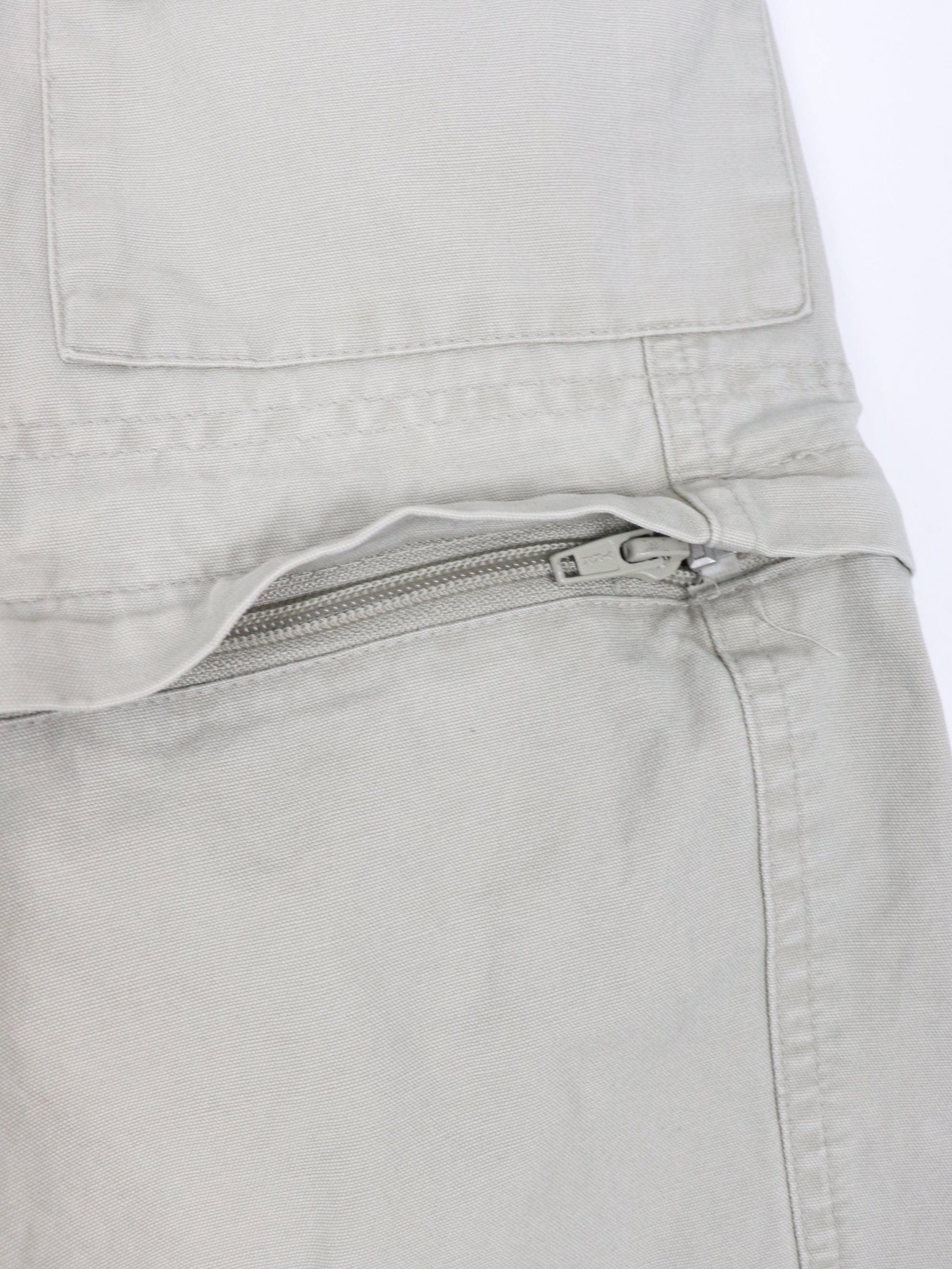 Gander Mountain Guide Series Pants Fits Mens 34 x 29 Brown Hiking Convertible