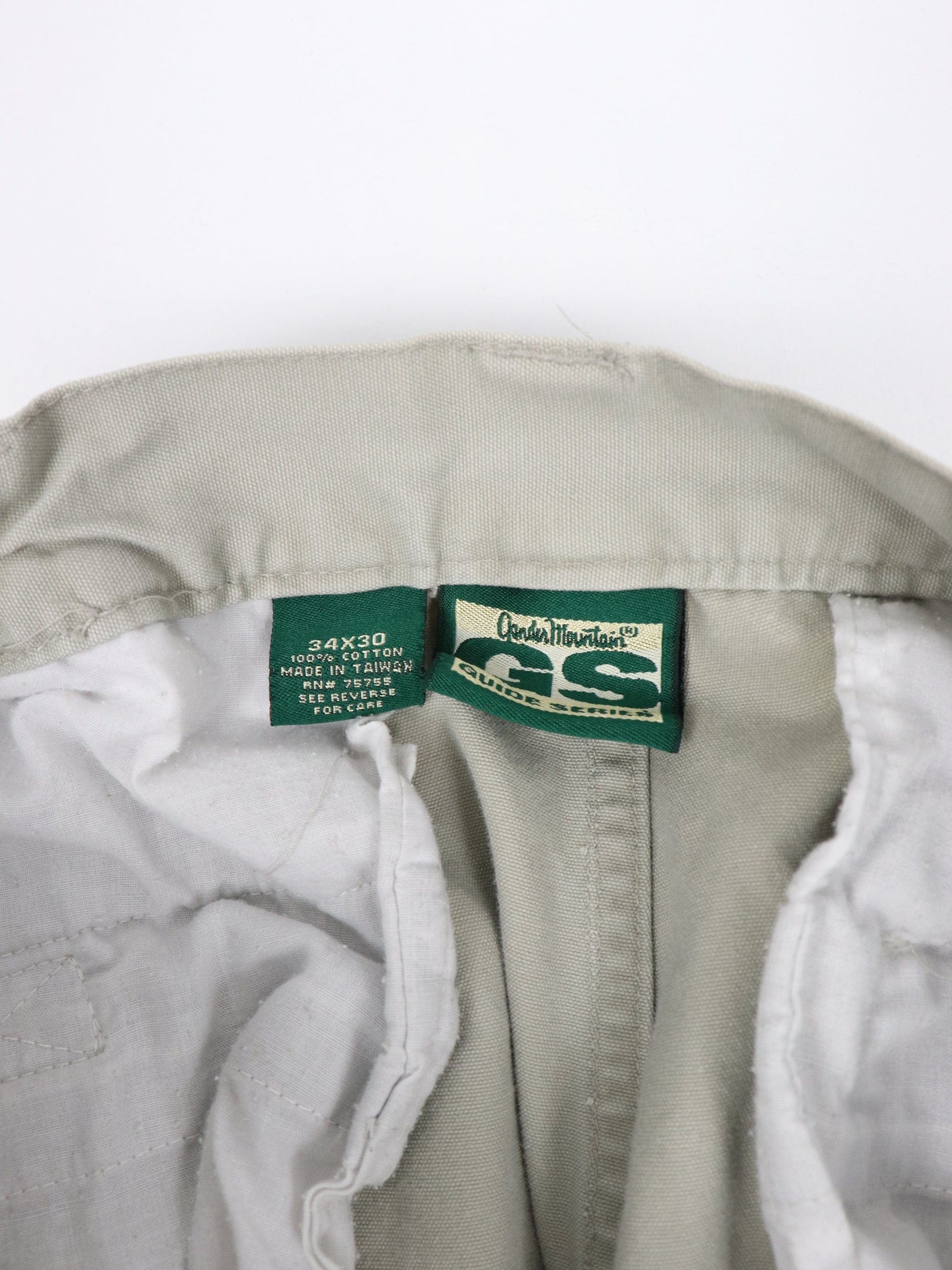 Gander Mountain Guide Series Pants Fits Mens 34 x 29 Brown Hiking Convertible