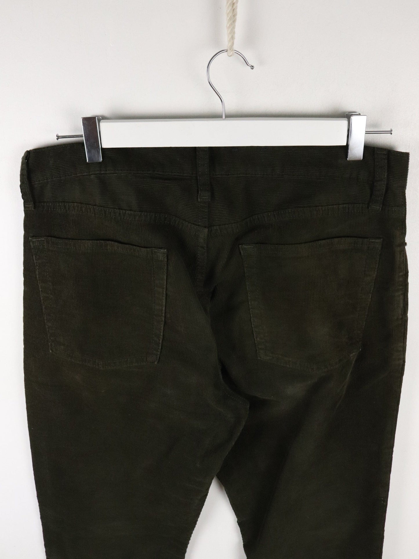 Gap Corduroy Pants Mens 32 x 34 Green Corduroy Straight Fit from propervintagecanada
