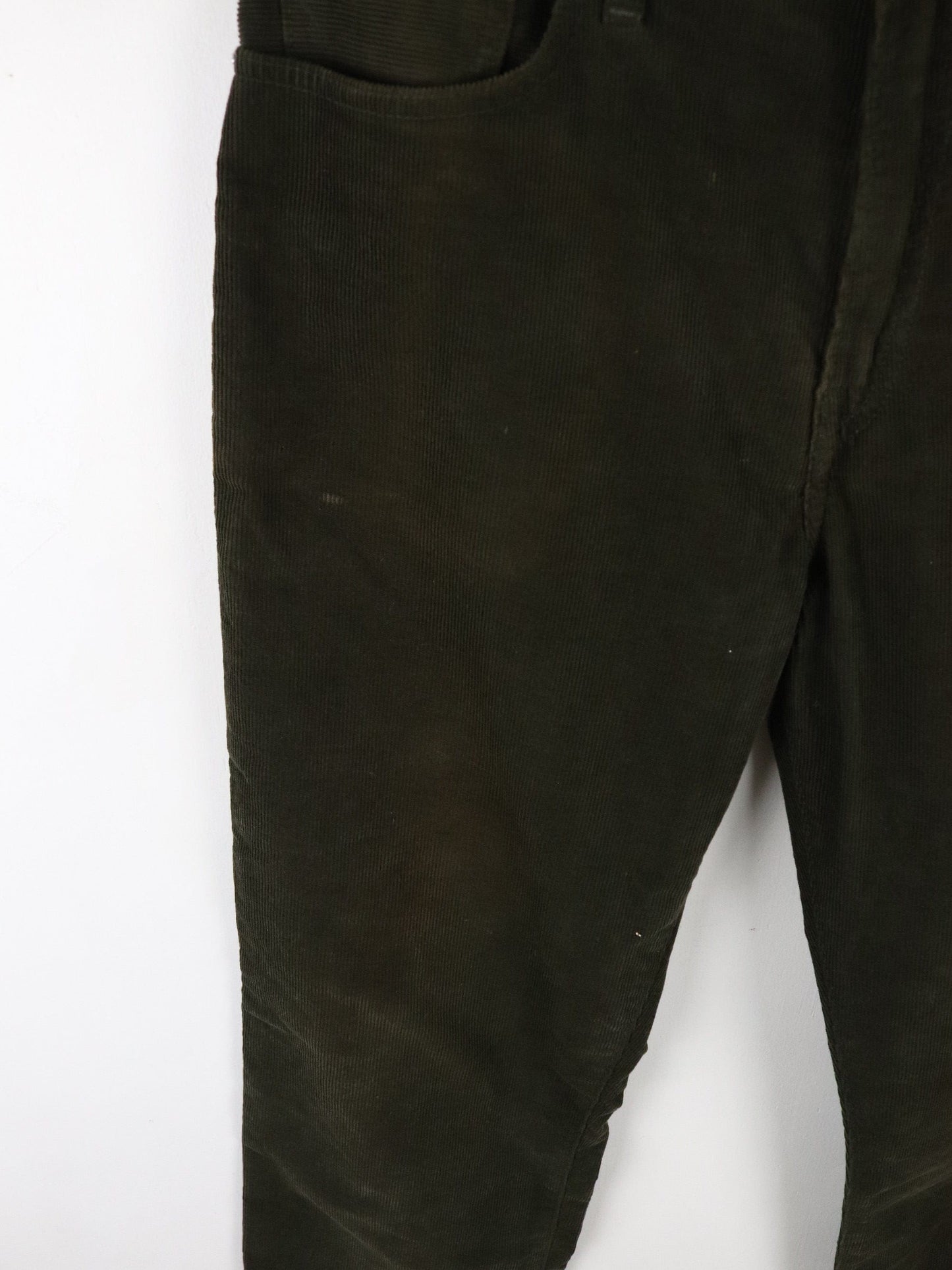 Gap Corduroy Pants Mens 32 x 34 Green Corduroy Straight Fit from propervintagecanada