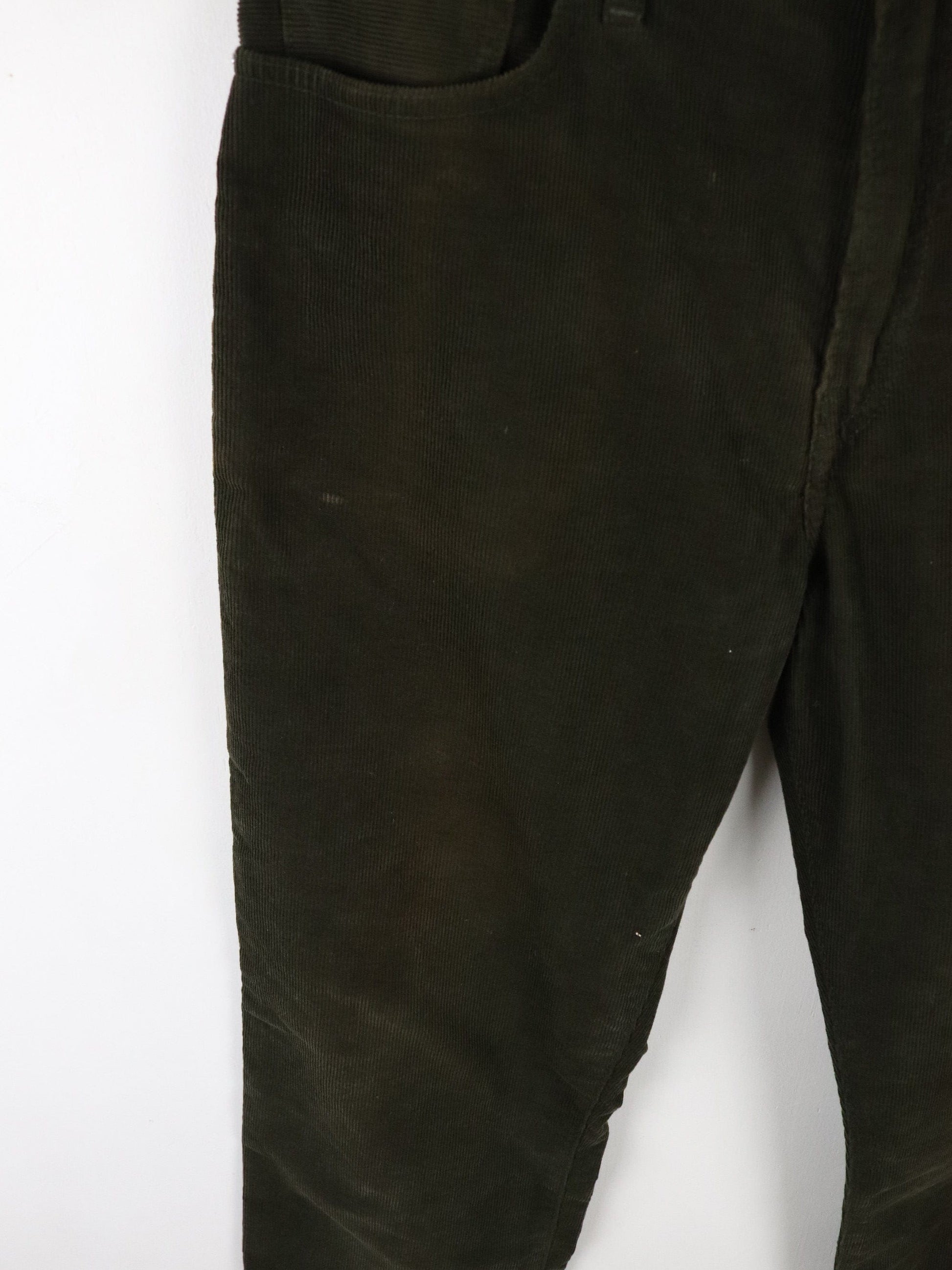 Gap Corduroy Pants Mens 32 x 34 Green Corduroy Straight Fit from propervintagecanada