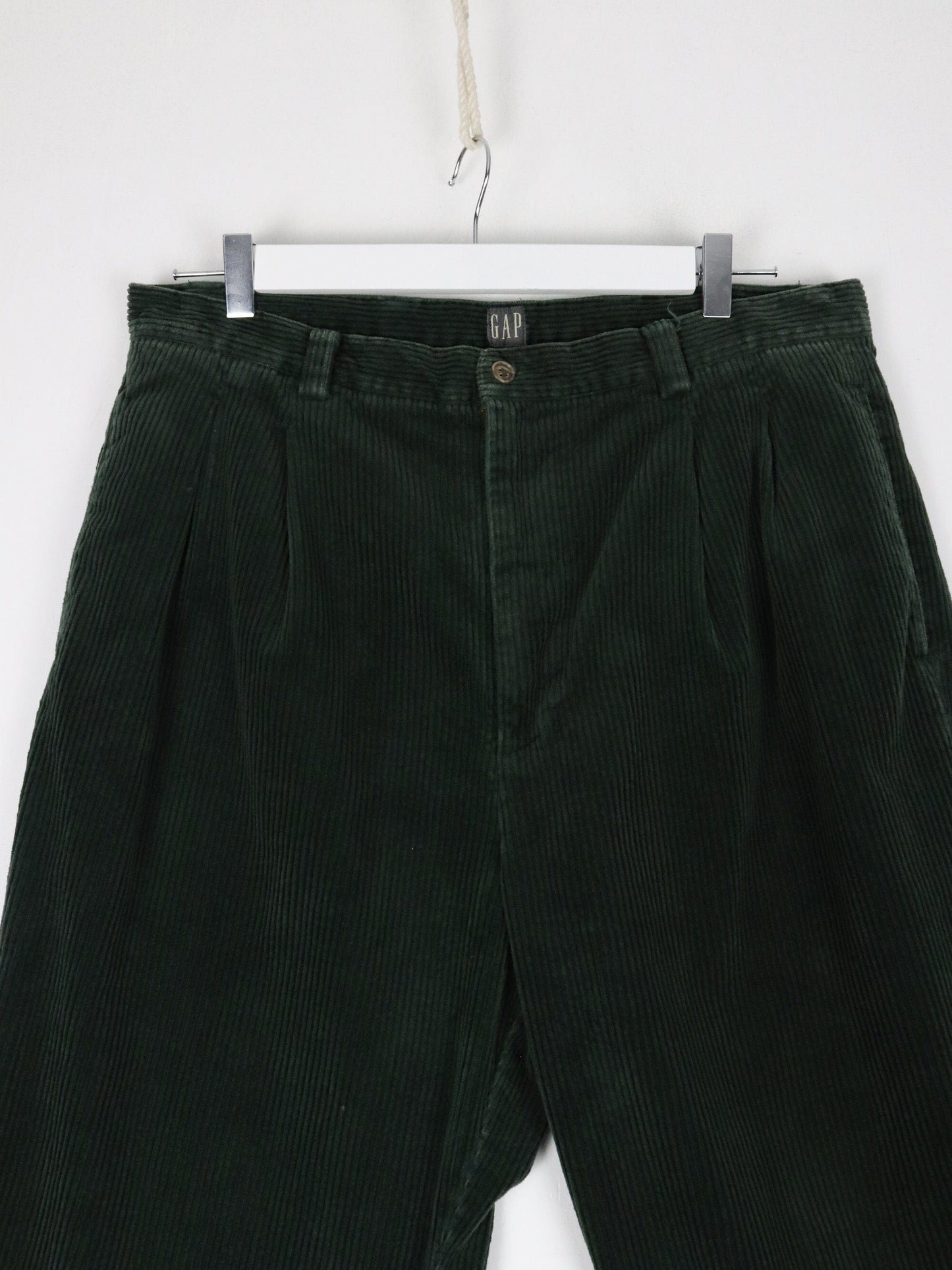 Gap Pants Vintage Gap Pants Mens 34 x 26 Green Corduroy Trousers