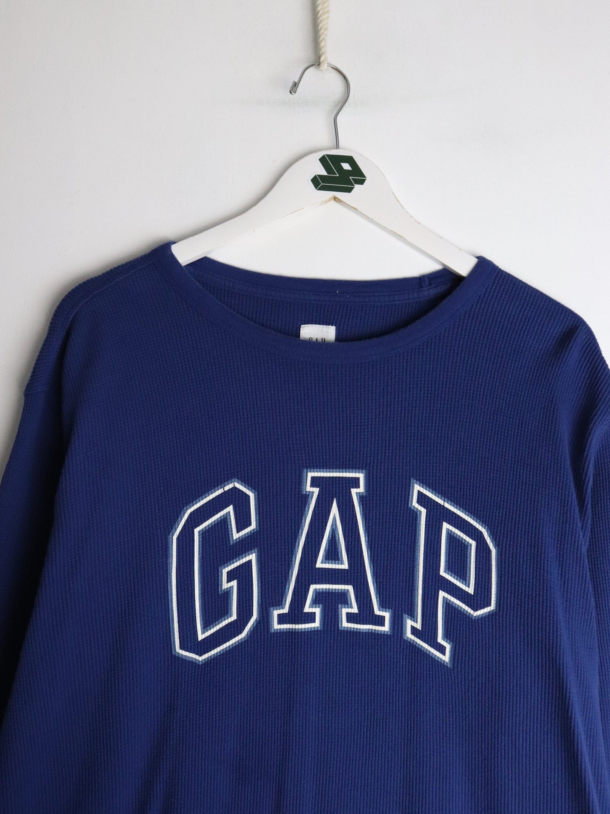 Gap Shirt Mens XL Blue Thermal from propervintagecanada