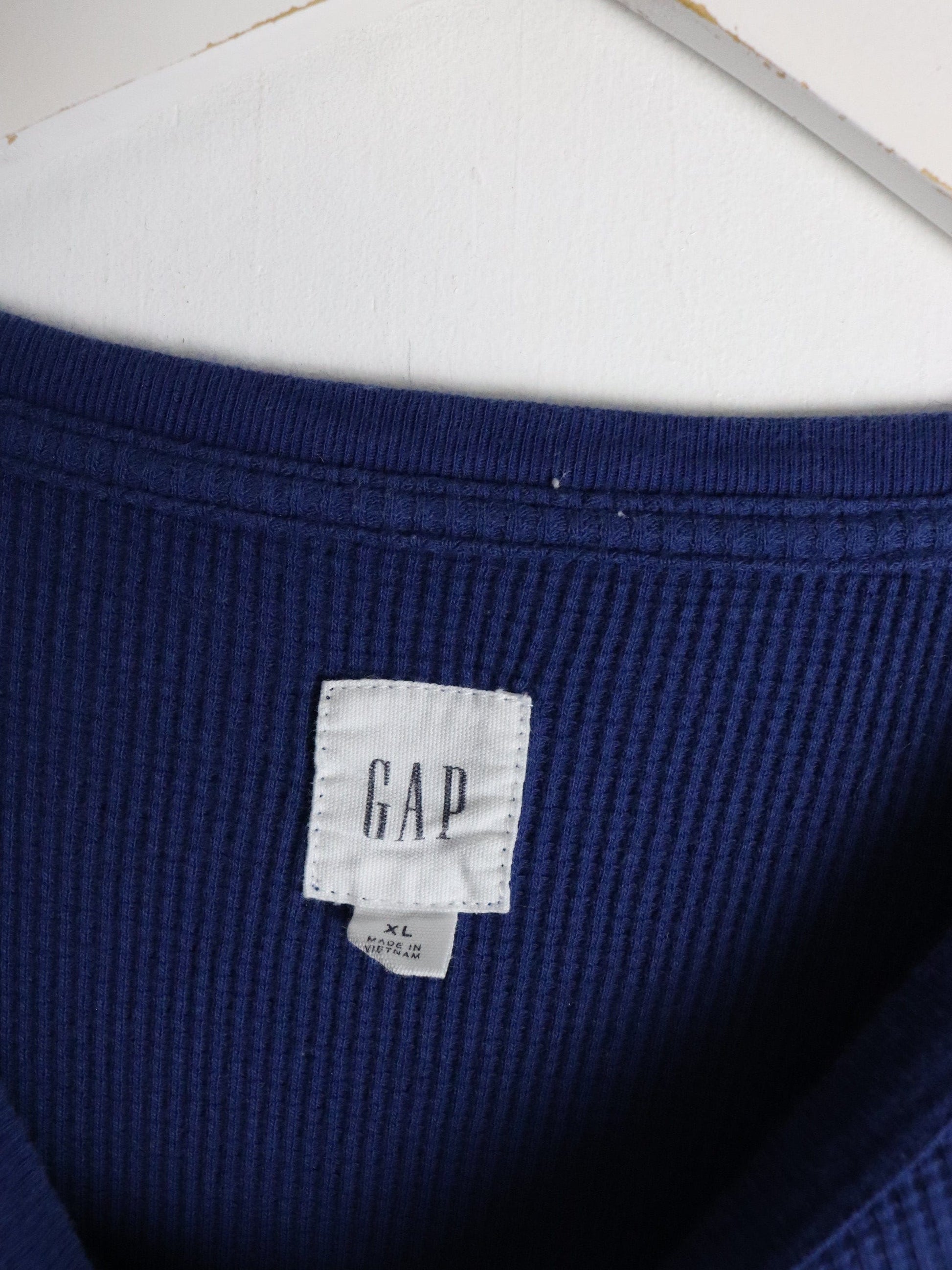 Gap Shirt Mens XL Blue Thermal from propervintagecanada
