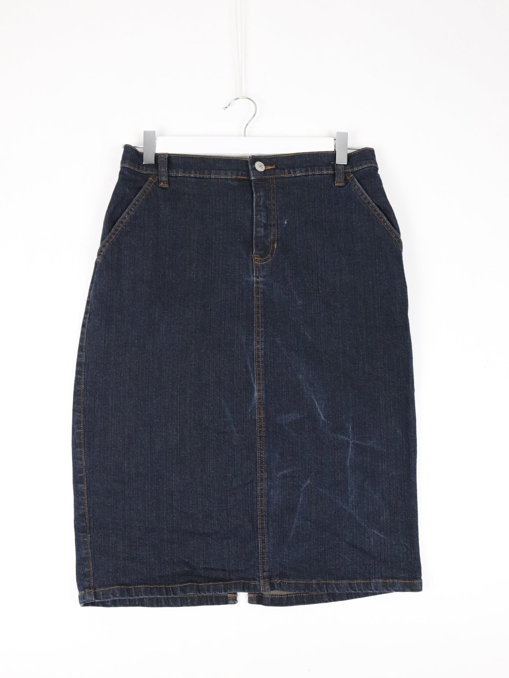 Gap Skirt Womens 6 Blue Stretch Denim Jeans Y2K