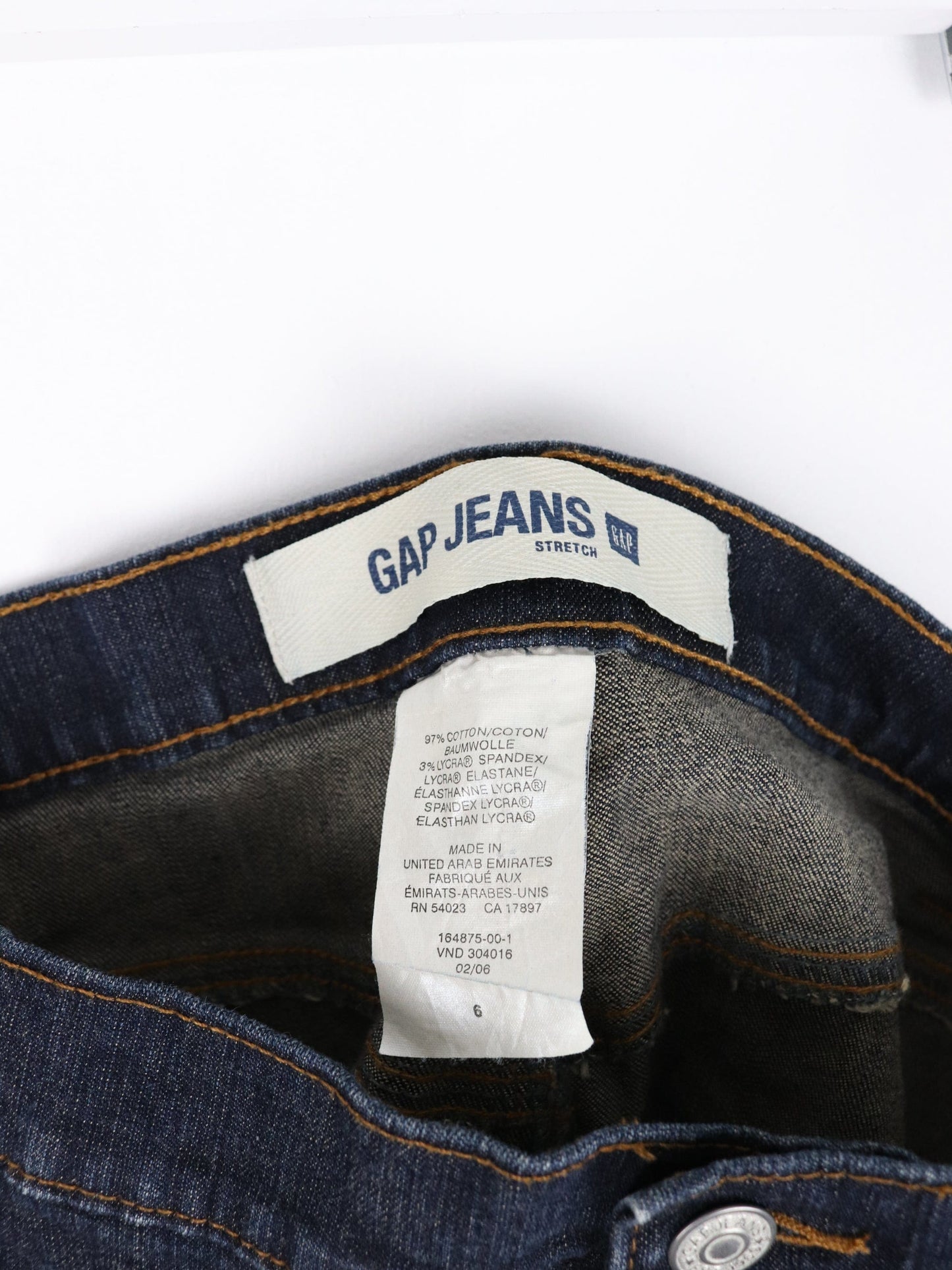 Gap Skirt Womens 6 Blue Stretch Denim Jeans Y2K from propervintagecanada