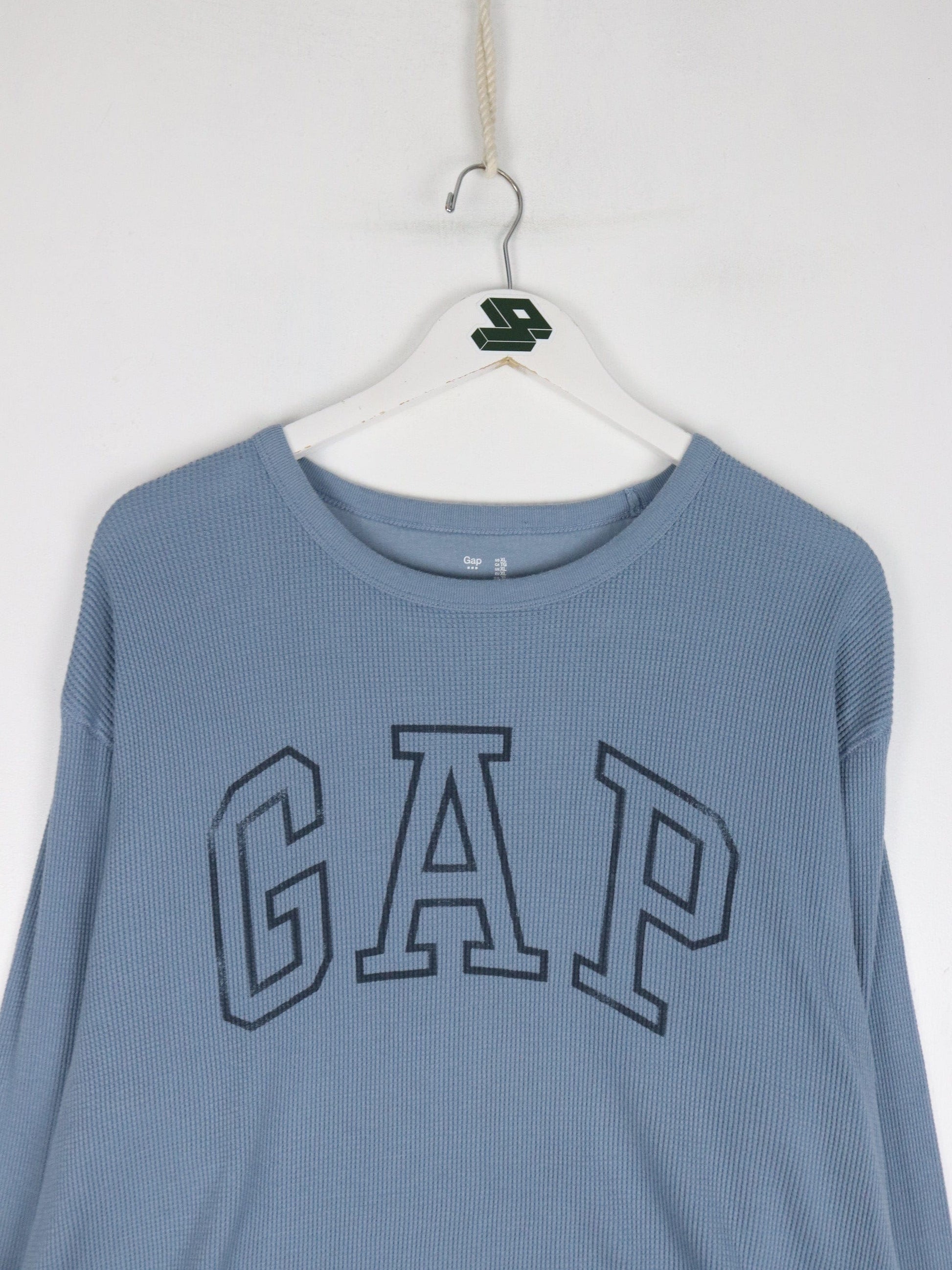 Gap T-Shirts & Tank Tops Gap Shirt Mens XL Blue Thermal Long Sleeve