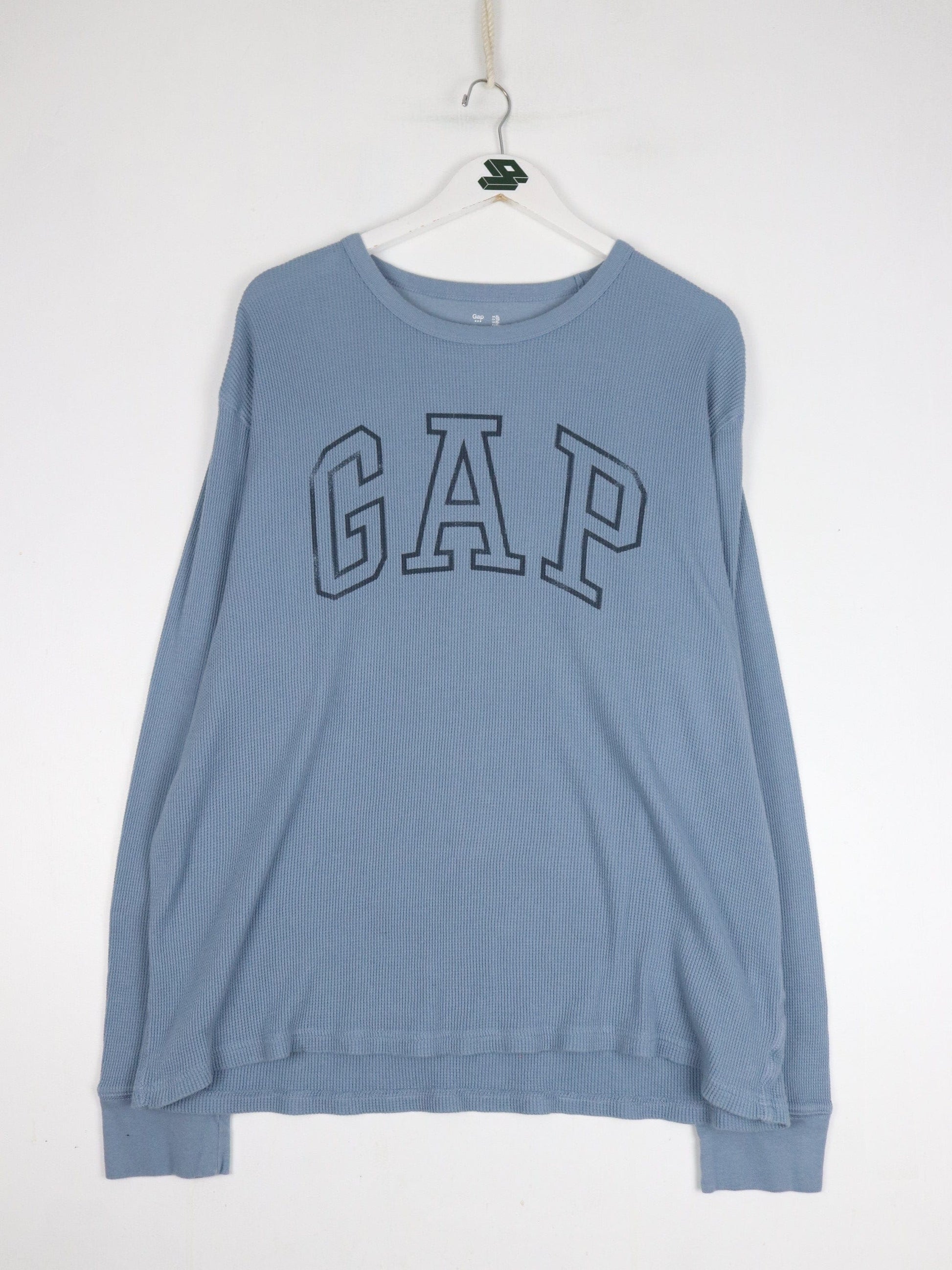 Gap T-Shirts & Tank Tops Gap Shirt Mens XL Blue Thermal Long Sleeve