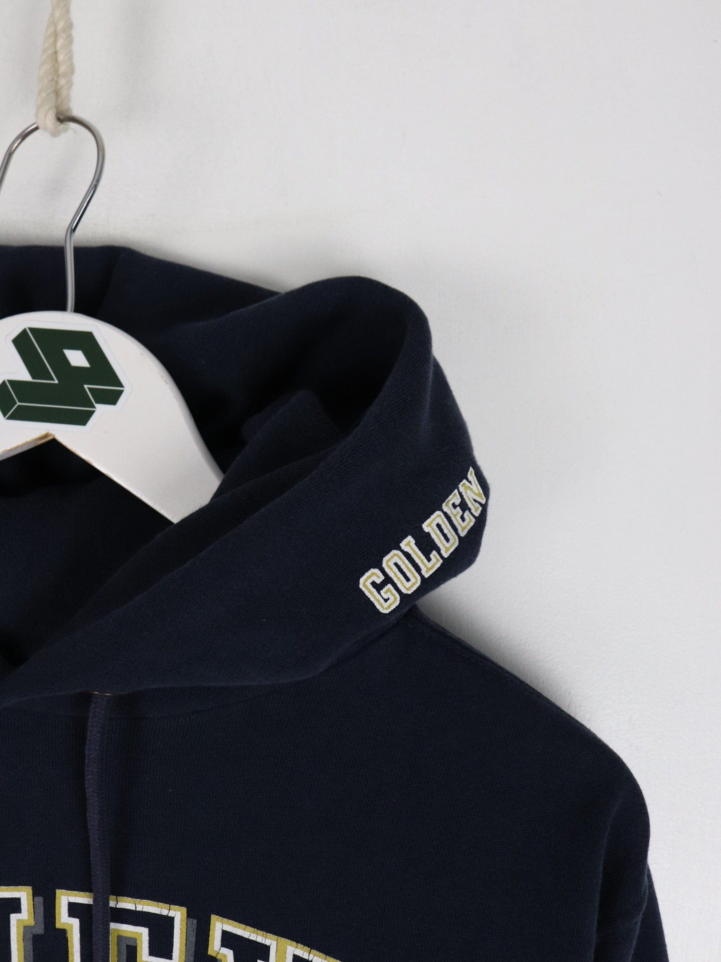 Geneva College Sweatshirt Mens Small Blue Hoodie from propervintagecanada
