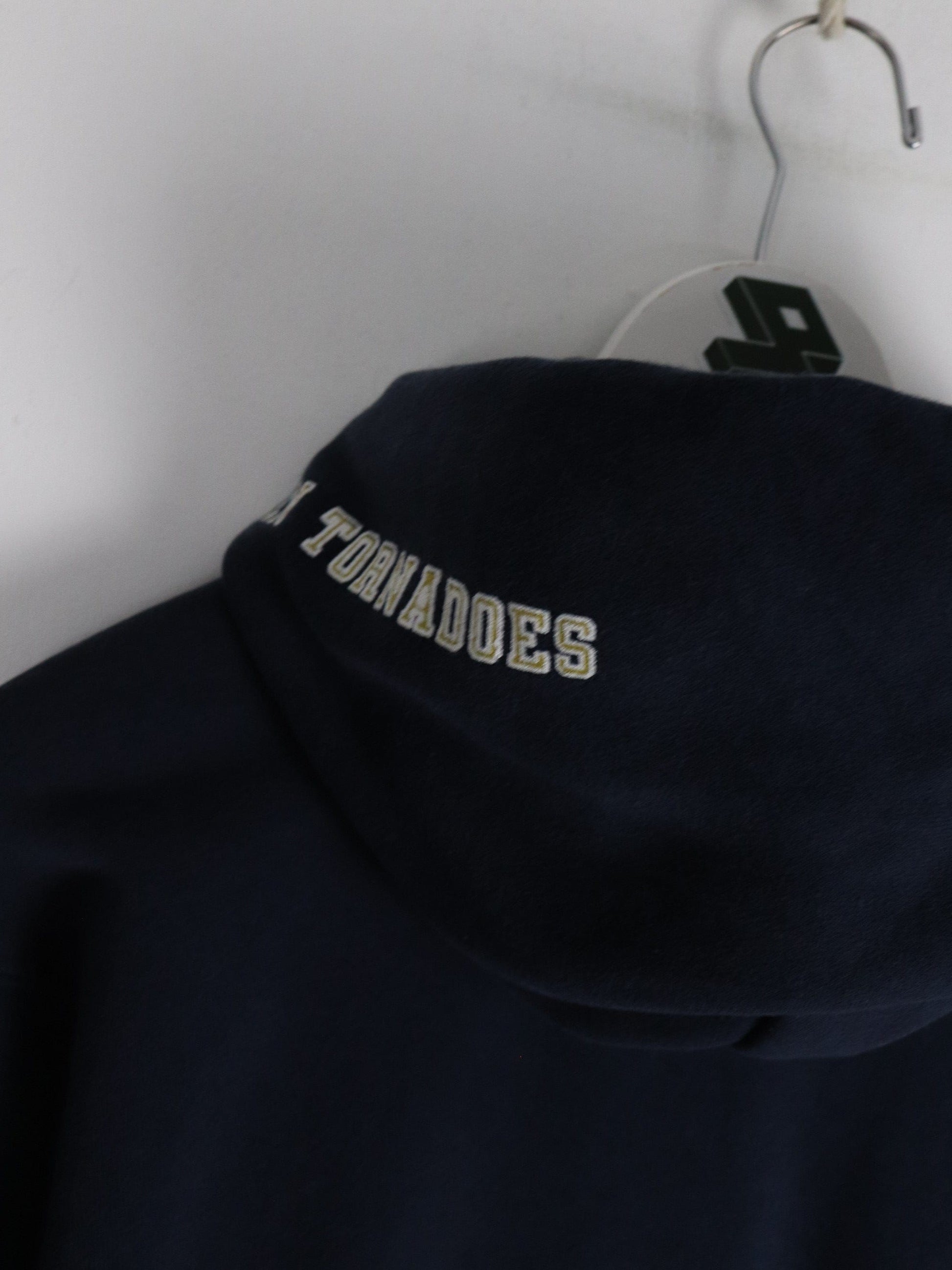 Geneva College Sweatshirt Mens Small Blue Hoodie from propervintagecanada