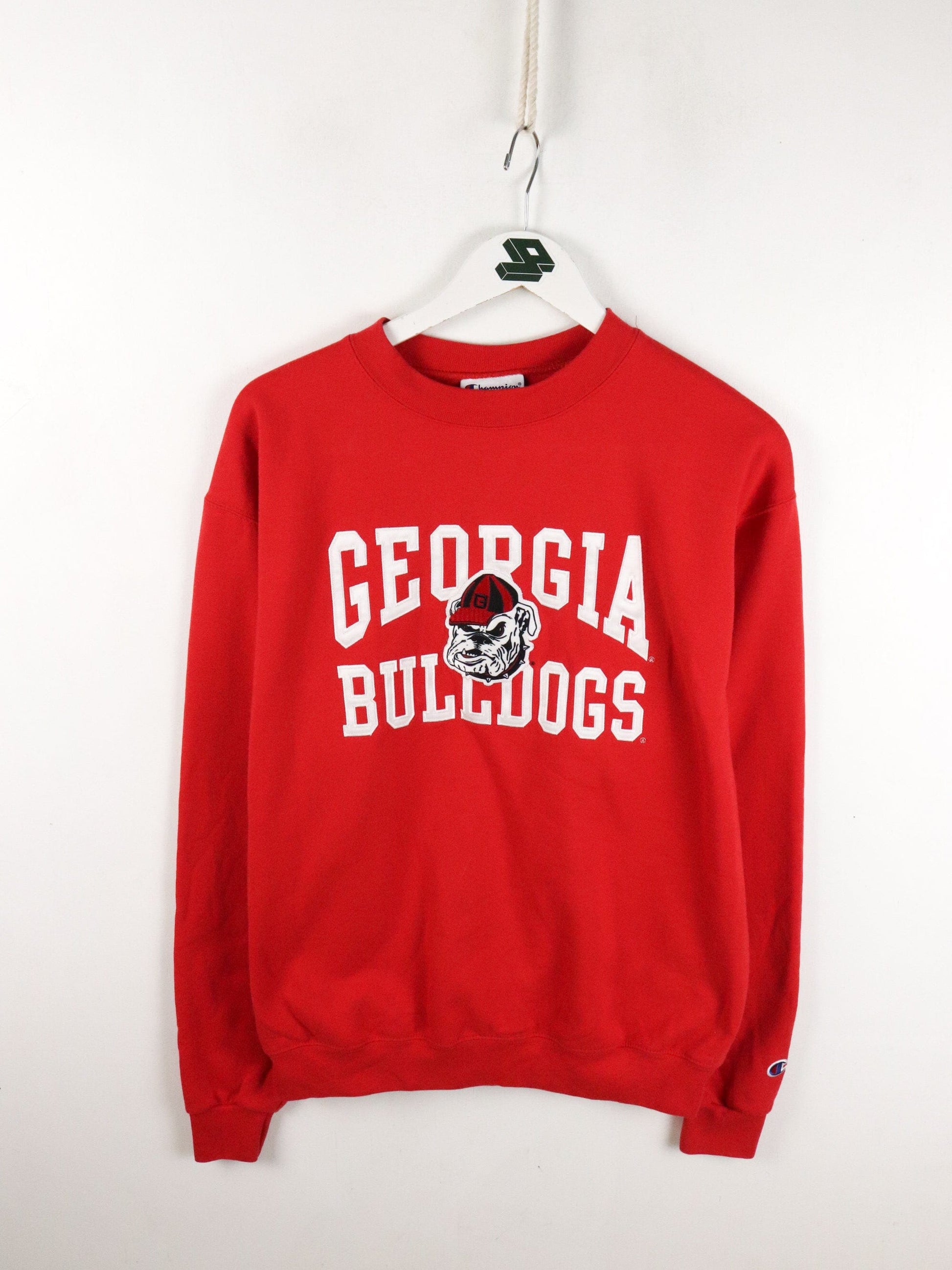 Georgia Bulldogs Sweatshirt Mens Small Red from propervintagecanada
