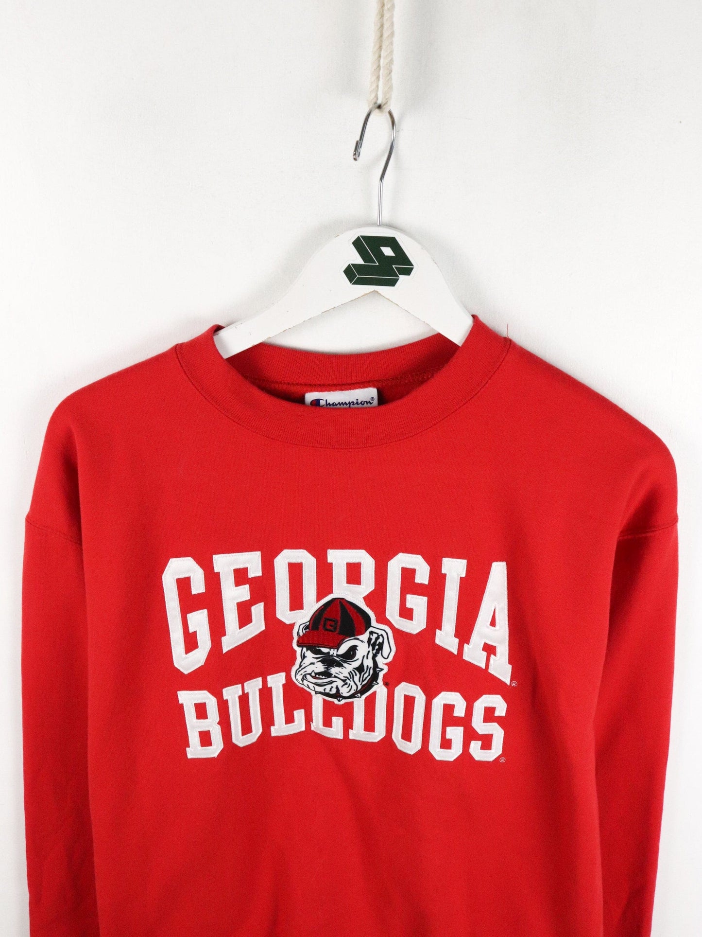 Georgia Bulldogs Sweatshirt Mens Small Red from propervintagecanada